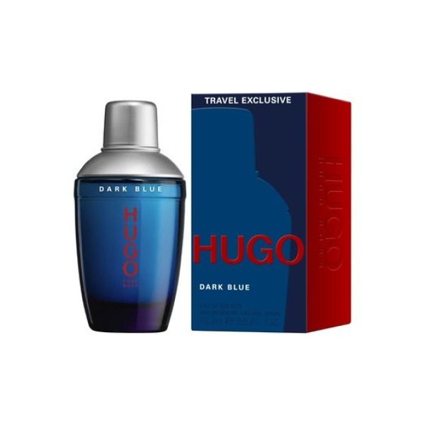 HUGO BOOS DARK BLUE W/75 ML