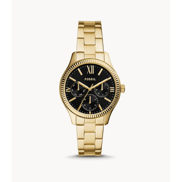 Reloj Fossil multifunción Rye en tono dorado