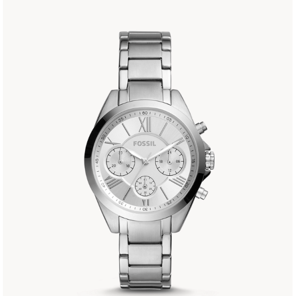 Reloj Fossil mediano Modern Courier de acero inoxidable