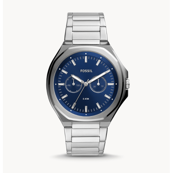 Reloj Fossil Hombre Evanston Multifunction Stainless